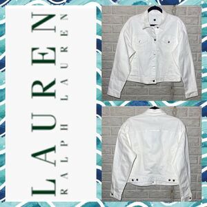 NWT MSRP $145 Lauren Ralph Lauren White Jacket Women's Size Large